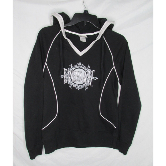 Everlast Sport Hoodie Pullover Size Medium Athletic Stretch Black Pullover - Picture 1 of 8